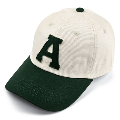 Kap - Gårda Letter Cap 'A' (wit/groen)