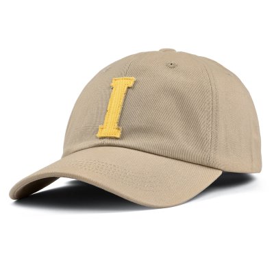 Kap - Gårda Letter Cap 'I' (beige/geel)