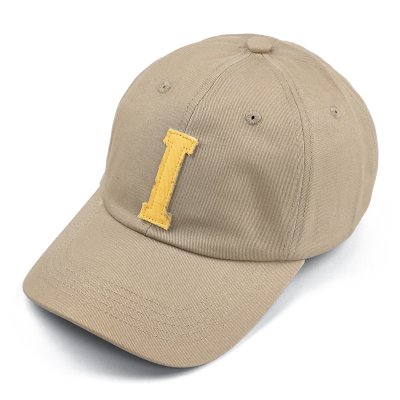 Kap - Gårda Letter Cap 'I' (beige/geel)