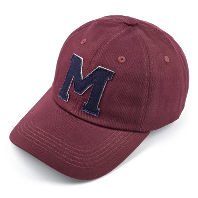 Kap - Gårda Letter Cap 'M' (bordeaux/blauw)