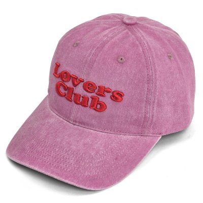Kap - Gårda Lovers Club Washed Cap (lichtroze)