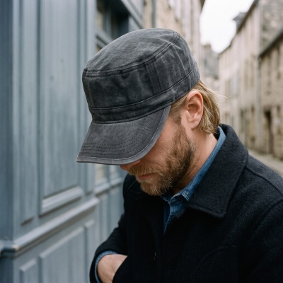 Kap - Gårda Major Army Cap (zwart)