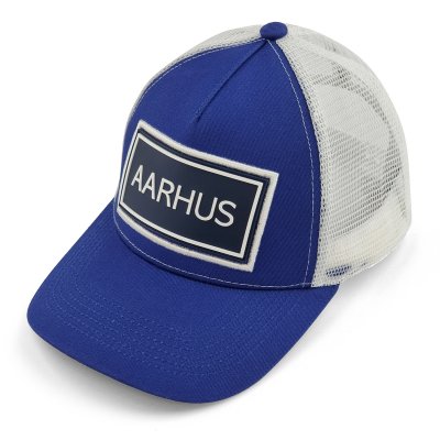 Kap - Gårda Trucker Aarhus (blauw/wit)
