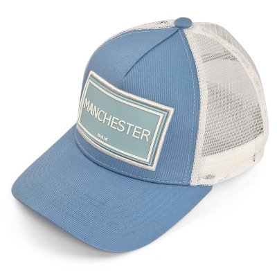 Kap - Gårda Trucker Manchester (blauw/wit)