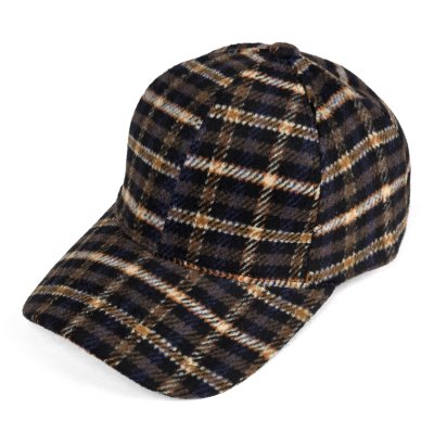 Kap - Gårda Varel Checkered Cap (zwart/bruin)