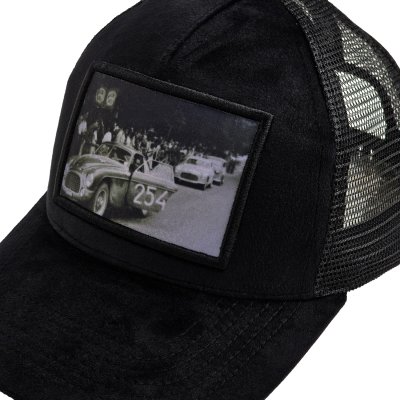 Caps - Gårda Velvet Trucker Classic Cars 2 (zwart)