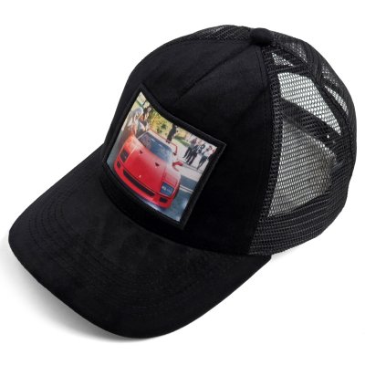 Caps - Gårda Velvet Trucker Classic Cars 7 (zwart)