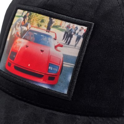 Caps - Gårda Velvet Trucker Classic Cars 7 (zwart)