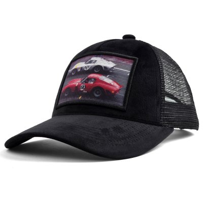 Caps - Gårda Velvet Trucker Classic Cars 8 (zwart)