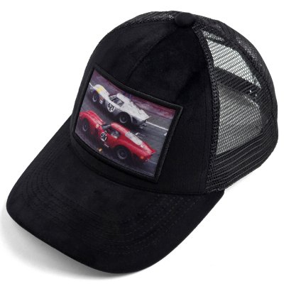 Caps - Gårda Velvet Trucker Classic Cars 8 (zwart)