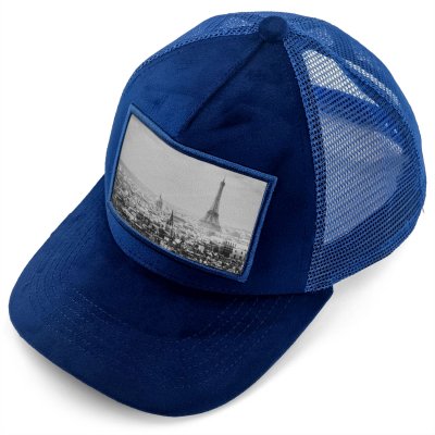Caps - Gårda Velvet Trucker Paris (blauw)