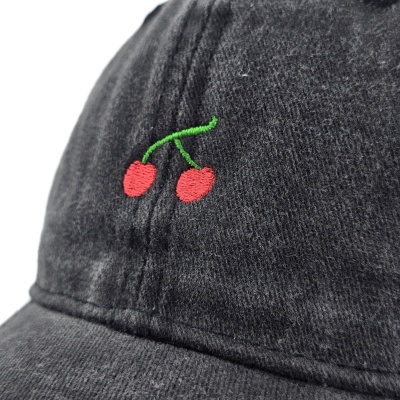 Kap - Gårda Cherry Washed Cap (grijs)