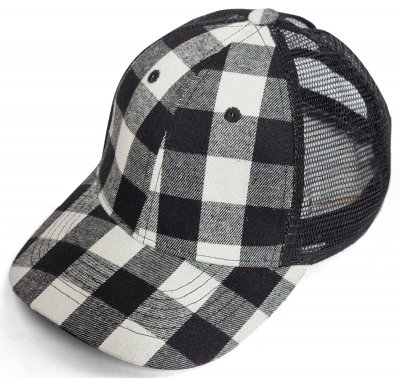 Pet - Gårda Checkered Trucker (zwart en wit)