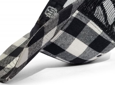 Pet - Gårda Checkered Trucker (zwart en wit)