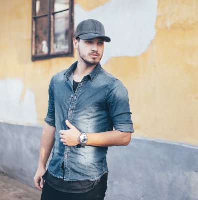 Pet - Gårda Denim Baseball Cap (blauw)