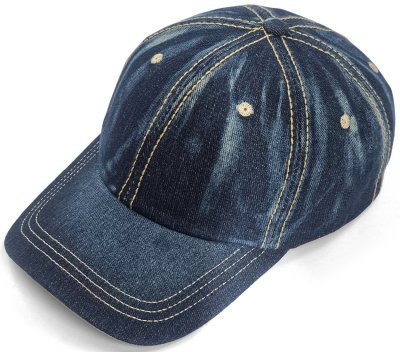 Pet - Gårda Distressed Denim Baseball Cap (donkerblauw)