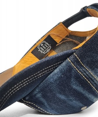 Pet - Gårda Distressed Denim Baseball Cap (donkerblauw)