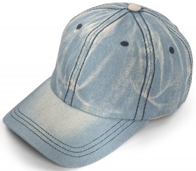 Pet - Gårda Distressed Denim Baseball Cap (lichtblauw)