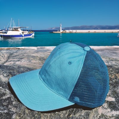Caps - Gårda Finley Washed Trucker (turkoois)