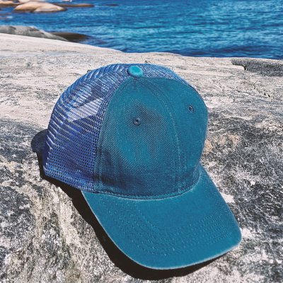 Caps - Gårda Finley Washed Trucker (blauw)