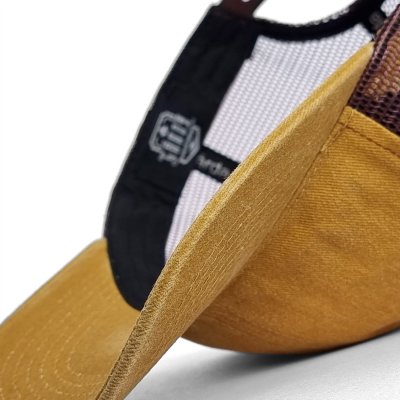 Caps - Gårda Finley Washed Trucker (oranje/bruin)