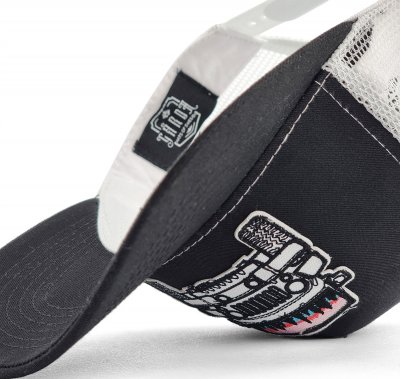 Kap - Gårda Trucker Off Road (zwart/wit)