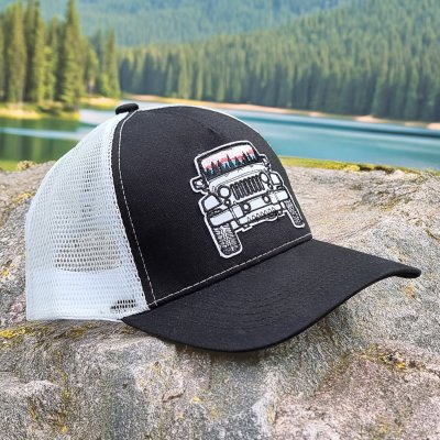 Kap - Gårda Trucker Off Road (zwart/wit)