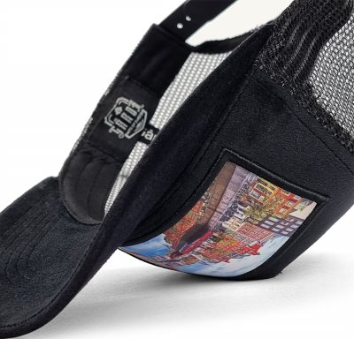 Caps - Gårda Velvet Trucker Amsterdam (zwart/multi)