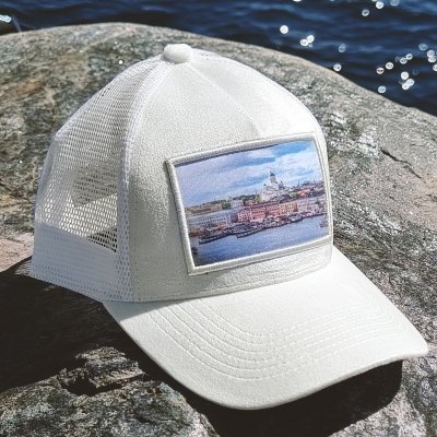Caps - Gårda Velvet Trucker Helsinki (wit)