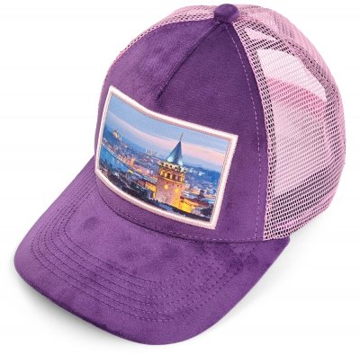 Caps - Gårda Velvet Trucker Istanbul (paars)