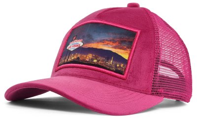 Caps - Gårda Velvet Trucker Las Vegas (roze)