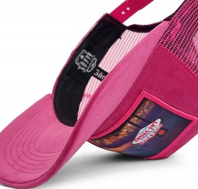 Caps - Gårda Velvet Trucker Las Vegas (roze)