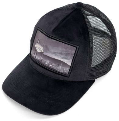Caps - Gårda Velvet Trucker Las Vegas (zwart)