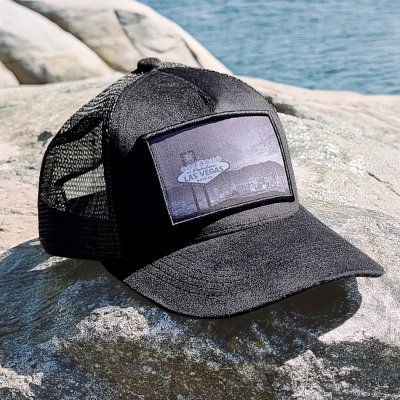 Caps - Gårda Velvet Trucker Las Vegas (zwart)