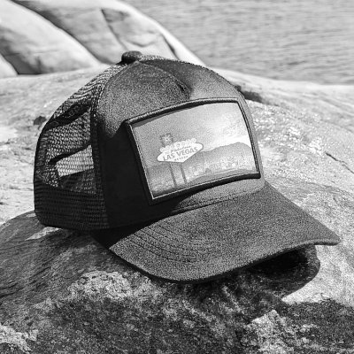 Caps - Gårda Velvet Trucker Las Vegas (zwart)