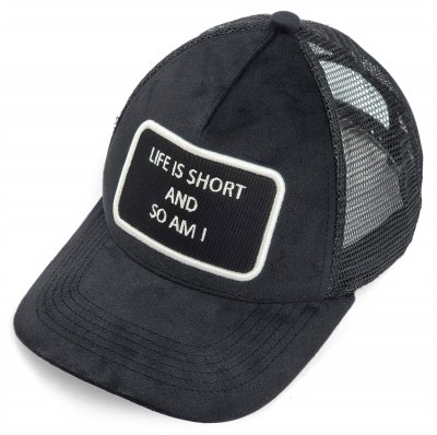 Pet - Gårda Velvet Trucker Life Is Short (zwart)