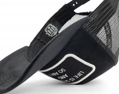 Pet - Gårda Velvet Trucker Life Is Short (zwart)