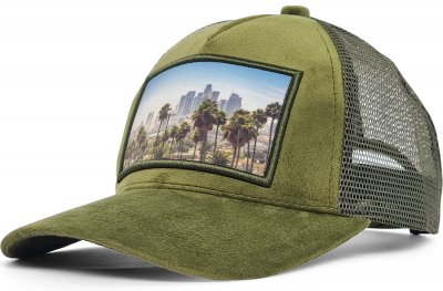 Caps - Gårda Velvet Trucker Los Angeles (groente)