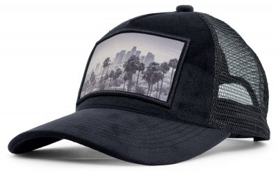 Caps - Gårda Velvet Trucker Los Angeles (zwart)