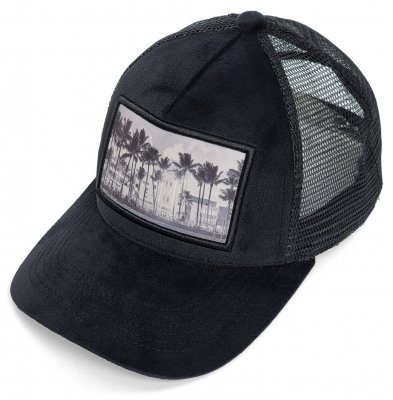 Caps - Gårda Velvet Trucker Miami Beach (zwart)