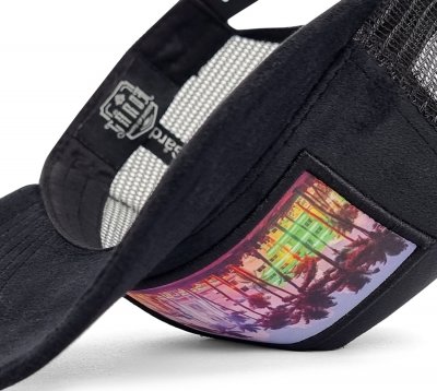 Caps - Gårda Velvet Trucker Miami Beach (zwart/multi)