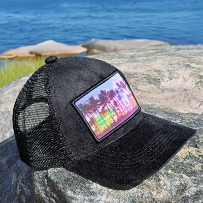 Caps - Gårda Velvet Trucker Miami Beach (zwart/multi)