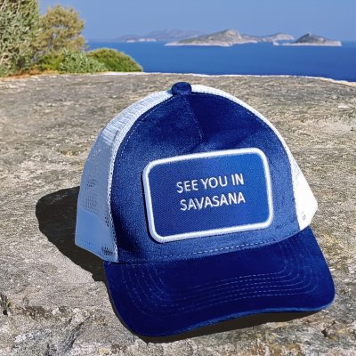 Pet - Gårda Velvet Trucker Savasana (blauw)