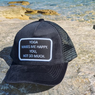 Pet - Gårda Velvet Trucker Yoga (zwart)