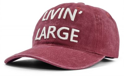 Kap - Gårda Livin Large Washed Cap (rood)