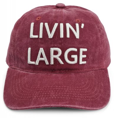 Kap - Gårda Livin Large Washed Cap (rood)