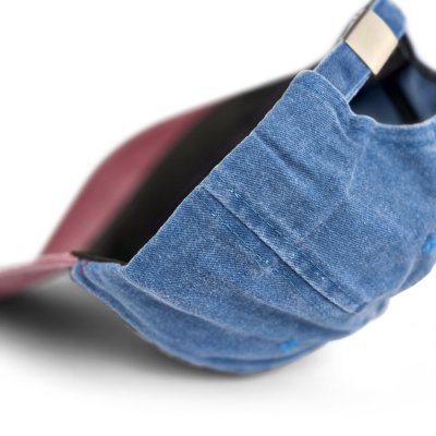 Cap Kind - Gårda Dinosaur Cap (beige/blauw/rood)