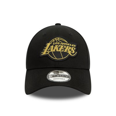 Caps - New Era Metallic Badge 940 Los Angeles Lakers (zwart)
