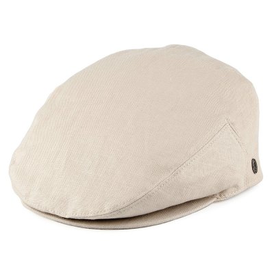 Flat cap - Jaxon Hats Linen Flat Cap (naturel)