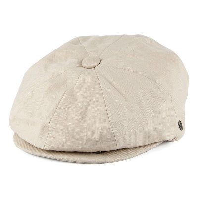 Flat cap - Jaxon Hats Linen Newsboy Cap (naturel)